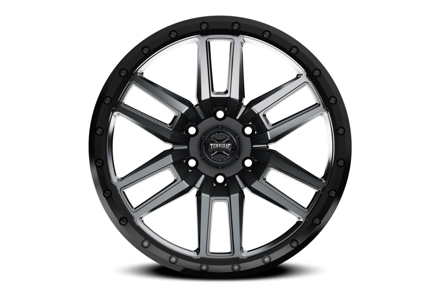 Torque Pritchett | Anthracite w/Black Lip | 18x9 | 6x5.5 | -12mm
