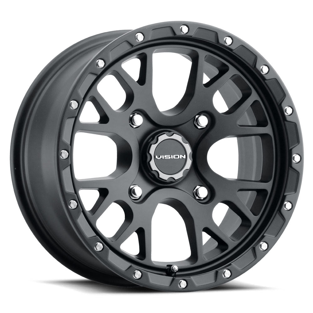 Vision Rocker 14X7 Satin Black Wheel