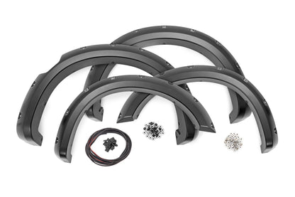 Pocket Fender Flares | KAD Gun Metal | Nissan Titan 2WD/4WD (2017-2024)