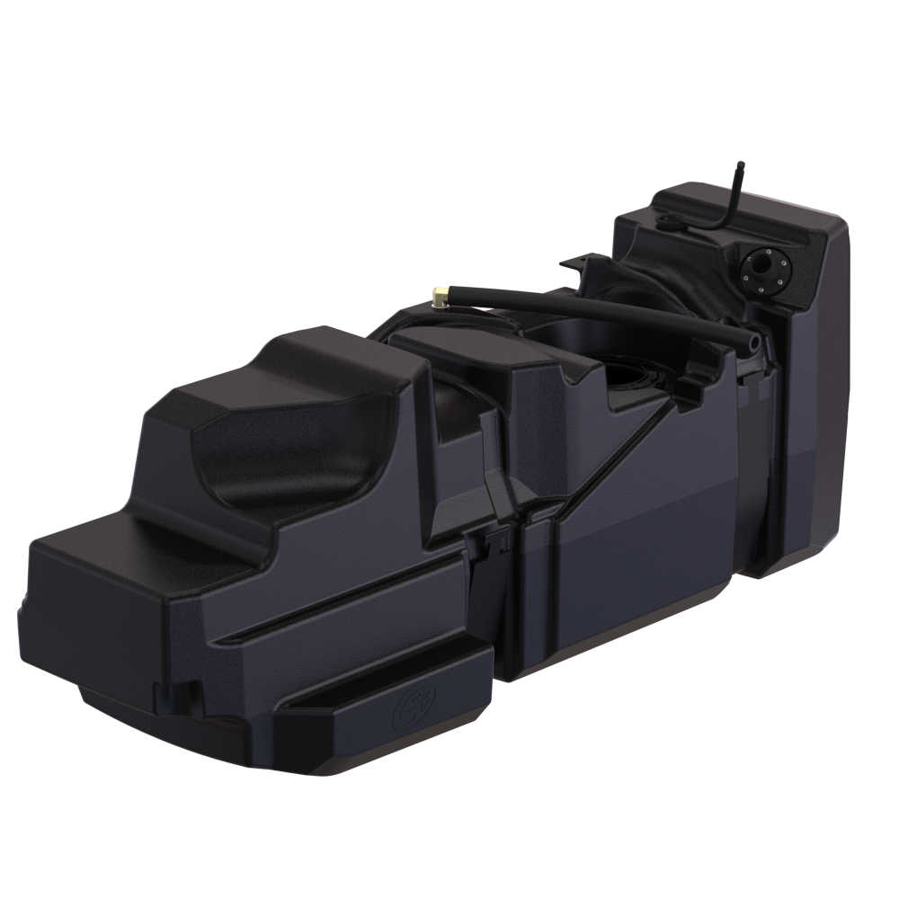 S&B High-Capacity Fuel Tank for 2005-2026 Dodge Ram Cummins 6.7L, Crew and Quad Cab Short Bed