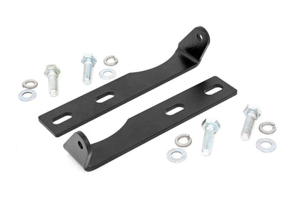 LED Light Kit | Bumper Mount | 20" Black Dual Row | White DRL | Jeep Grand Cherokee WK2 (11-20)