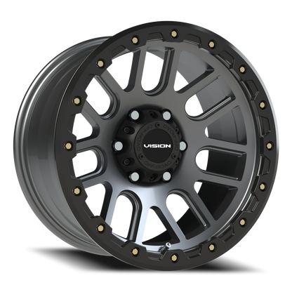 Vision Nemesis 17X9 Gunmetal Wheel