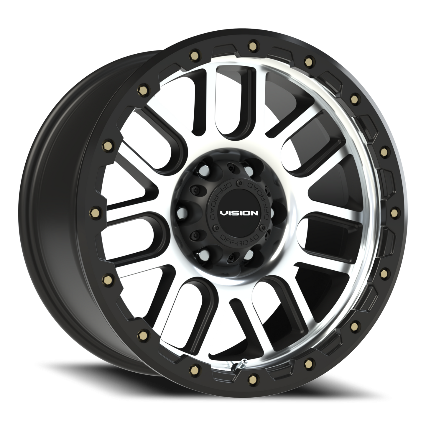 Vision Nemesis 18X9 Matte Black Machined Face Wheel