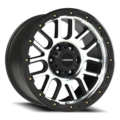 Vision Nemesis 18X9 Matte Black Machined Face Wheel