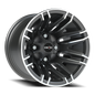 Vision Assault 12X8 Gunmetal Machined Face Wheel
