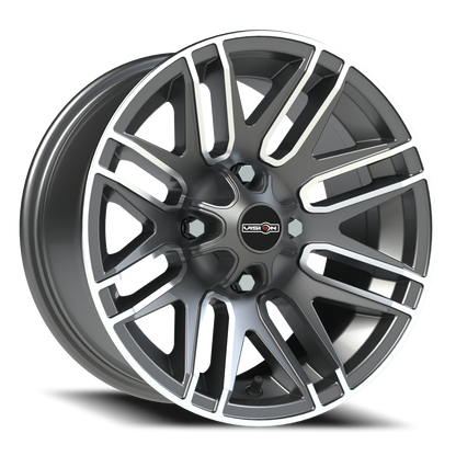 Vision Assault 14X7 Gunmetal Machined Face Wheel