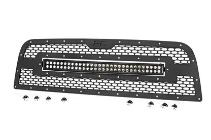 Mesh Grille | 30" Dual Row LED | Black | Ram 2500/3500 2WD/4WD (2013-2018)