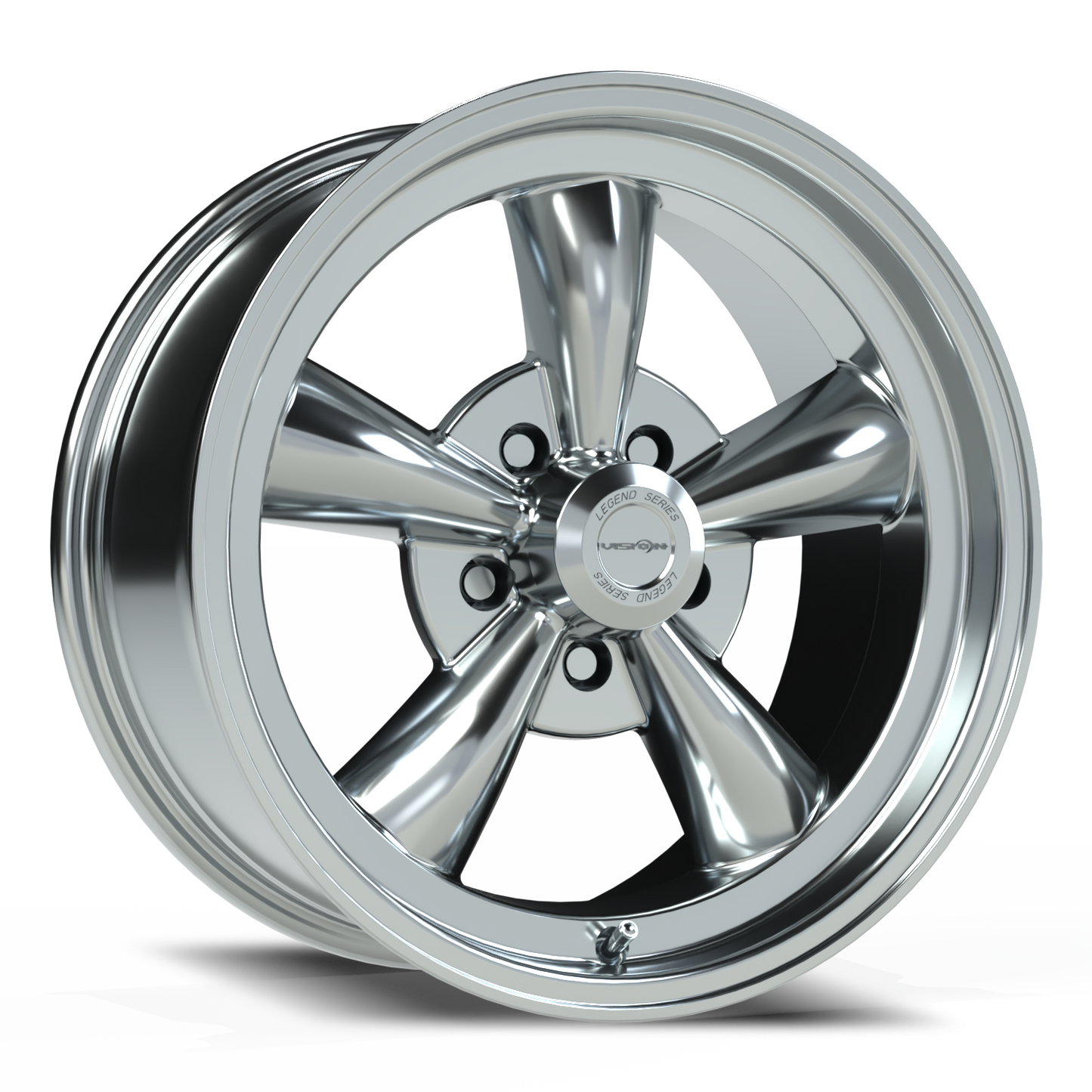 Vision 5 17X8 Chrome Wheel