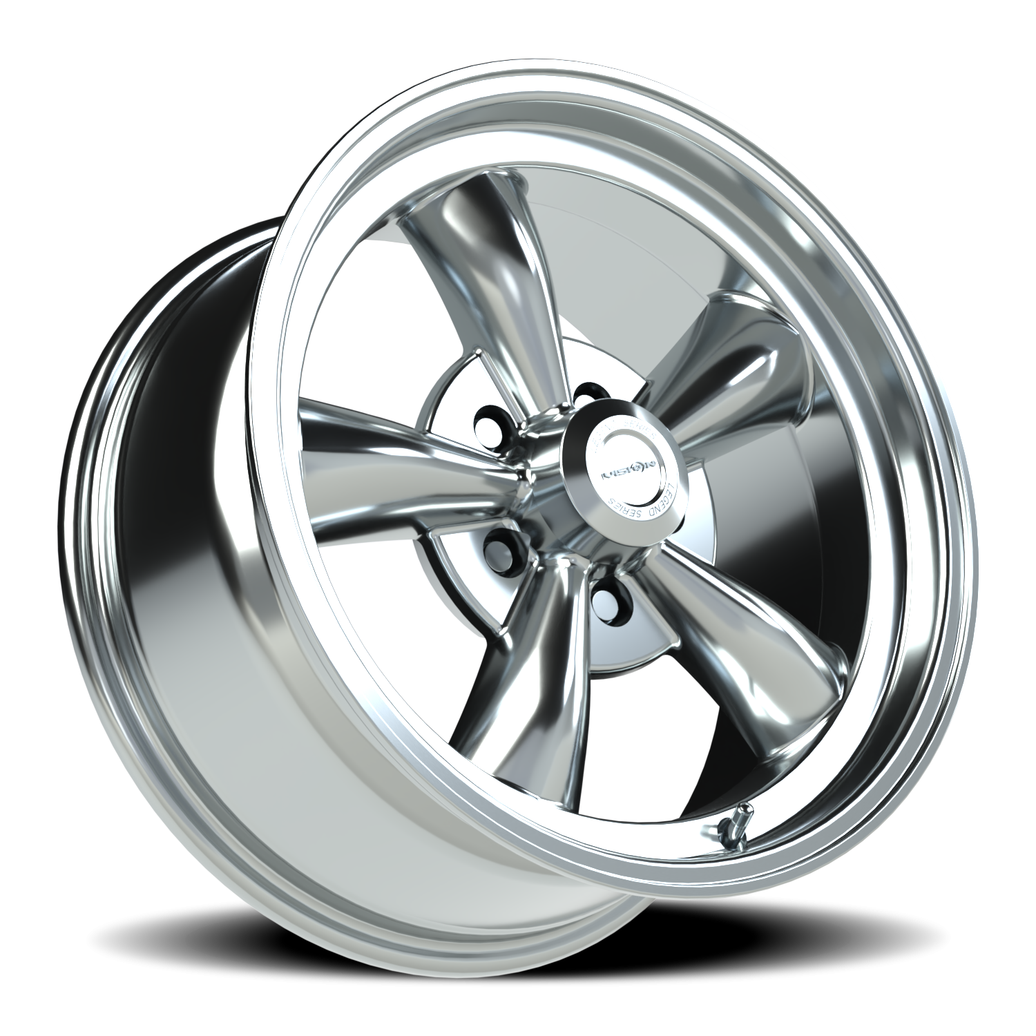 Vision 5 17X8 Chrome Wheel