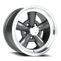 Vision 5 15X8 Gunmetal Machined Lip Wheel