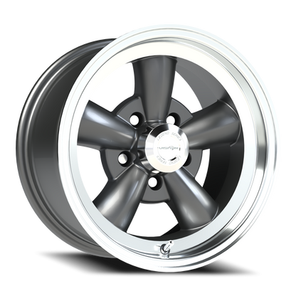 Vision 5 15X8 Gunmetal Machined Lip Wheel