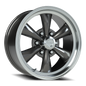 Vision 6 17X8 Gunmetal Machined Lip Wheel