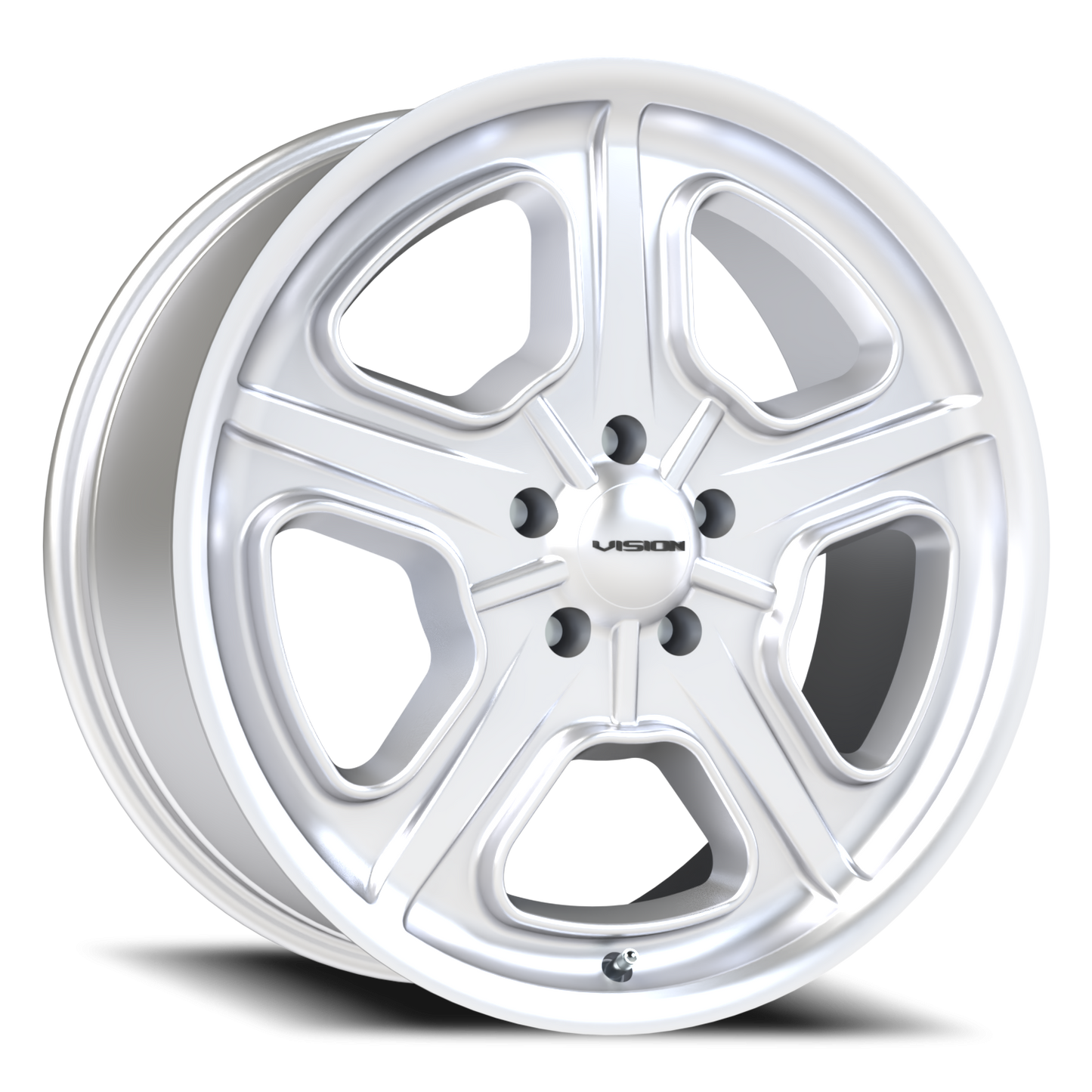 Vision Daytona 20X8.5 Hyper Silver Wheel