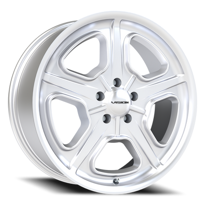 Vision Daytona 20X8.5 Hyper Silver Wheel