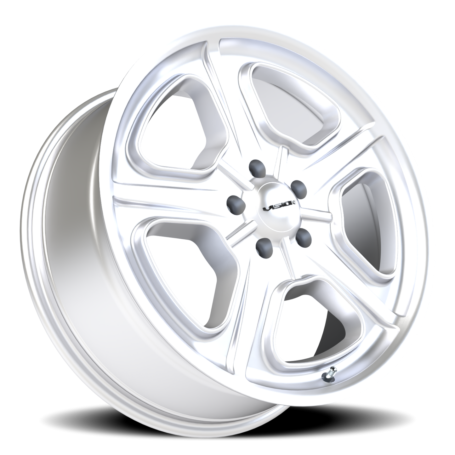Vision Daytona 20X8.5 Hyper Silver Wheel