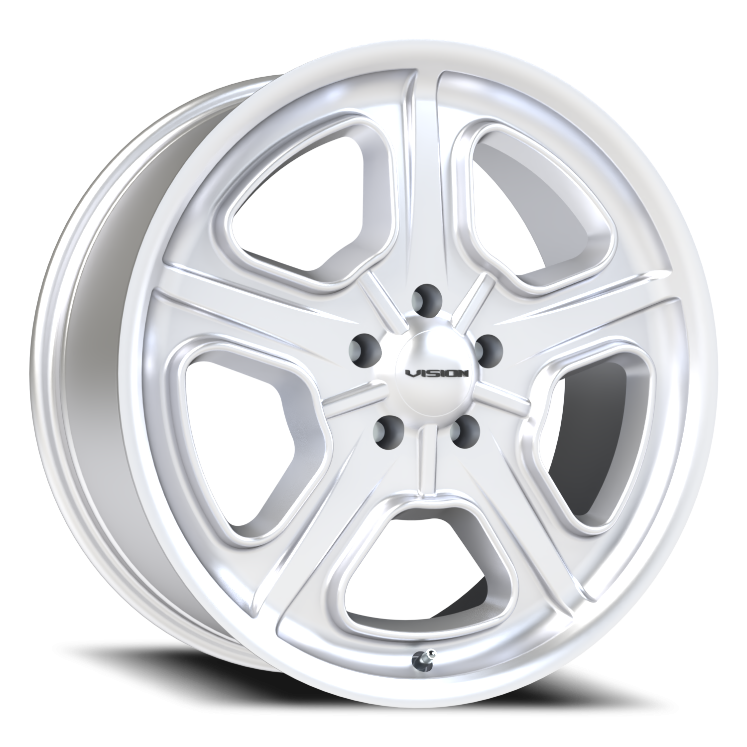Vision Daytona 20X8.5 Hyper Silver Wheel