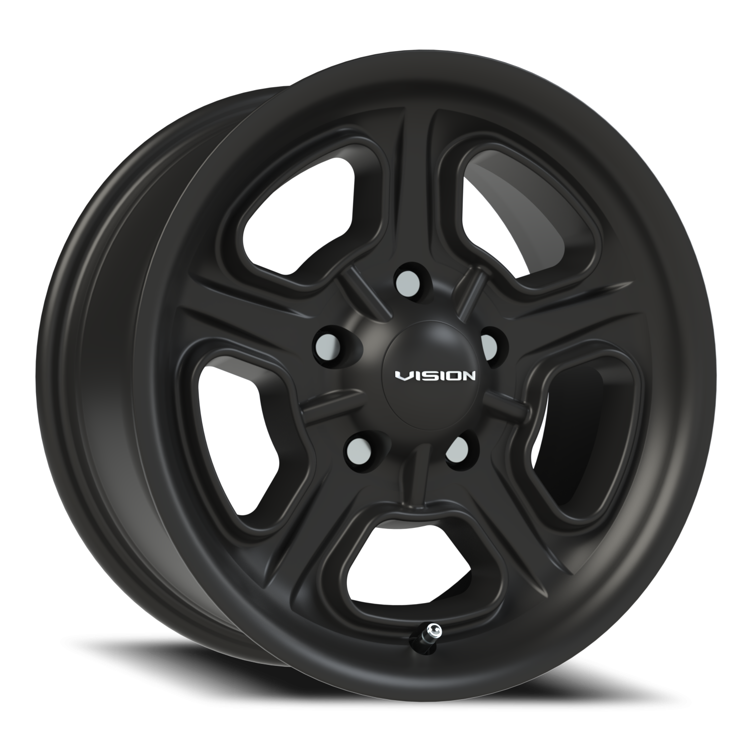 Vision Daytona 15X7 Satin Black Wheel