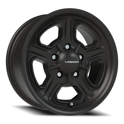 Vision Daytona 15X7 Satin Black Wheel