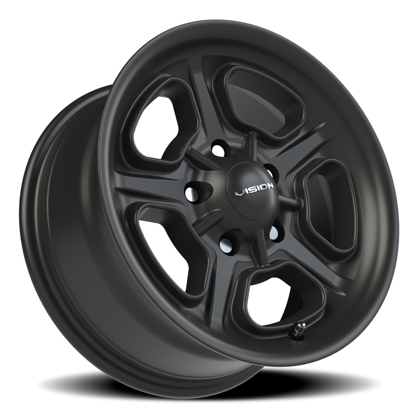 Vision Daytona 15X7 Satin Black Wheel