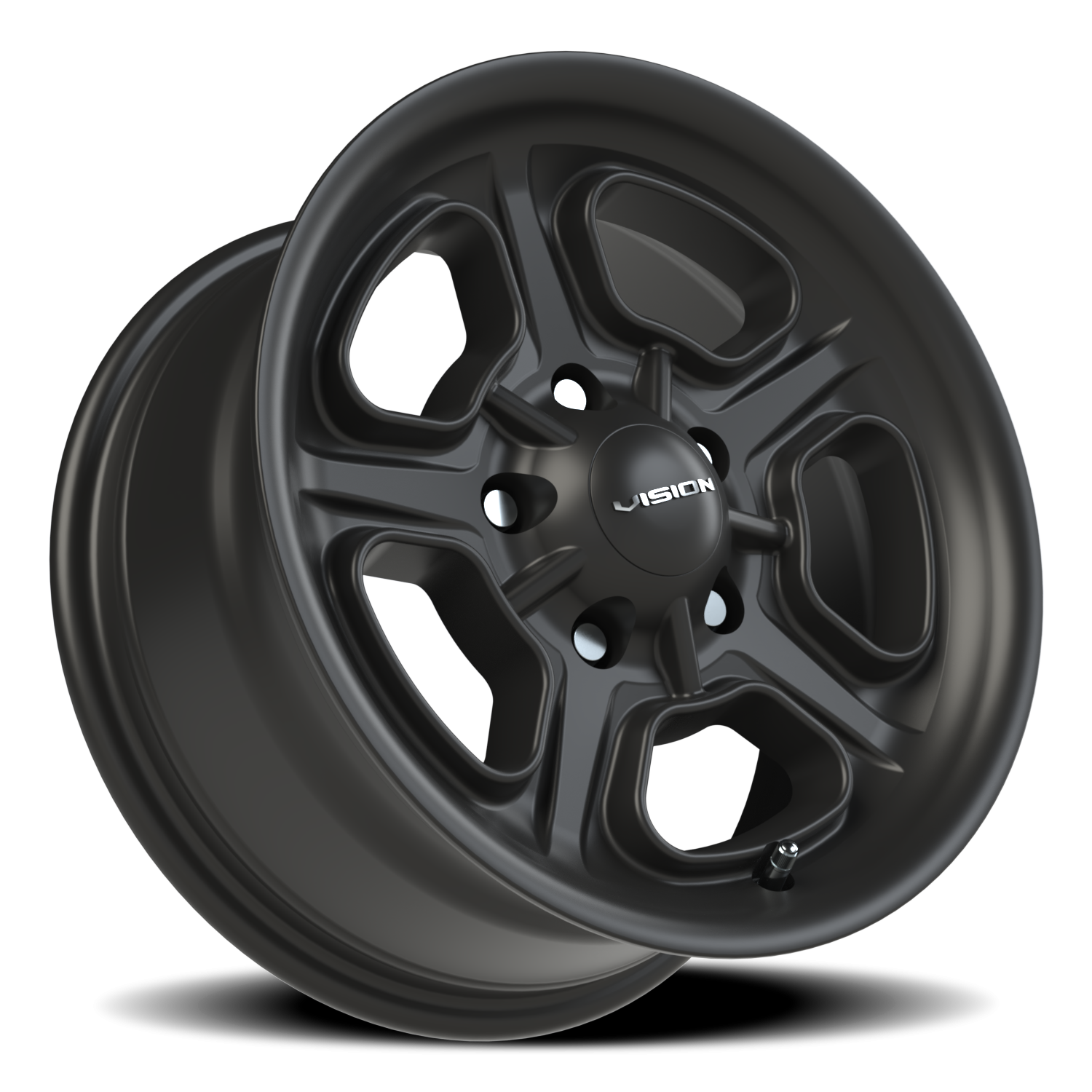 Vision Daytona 15X7 Satin Black Wheel