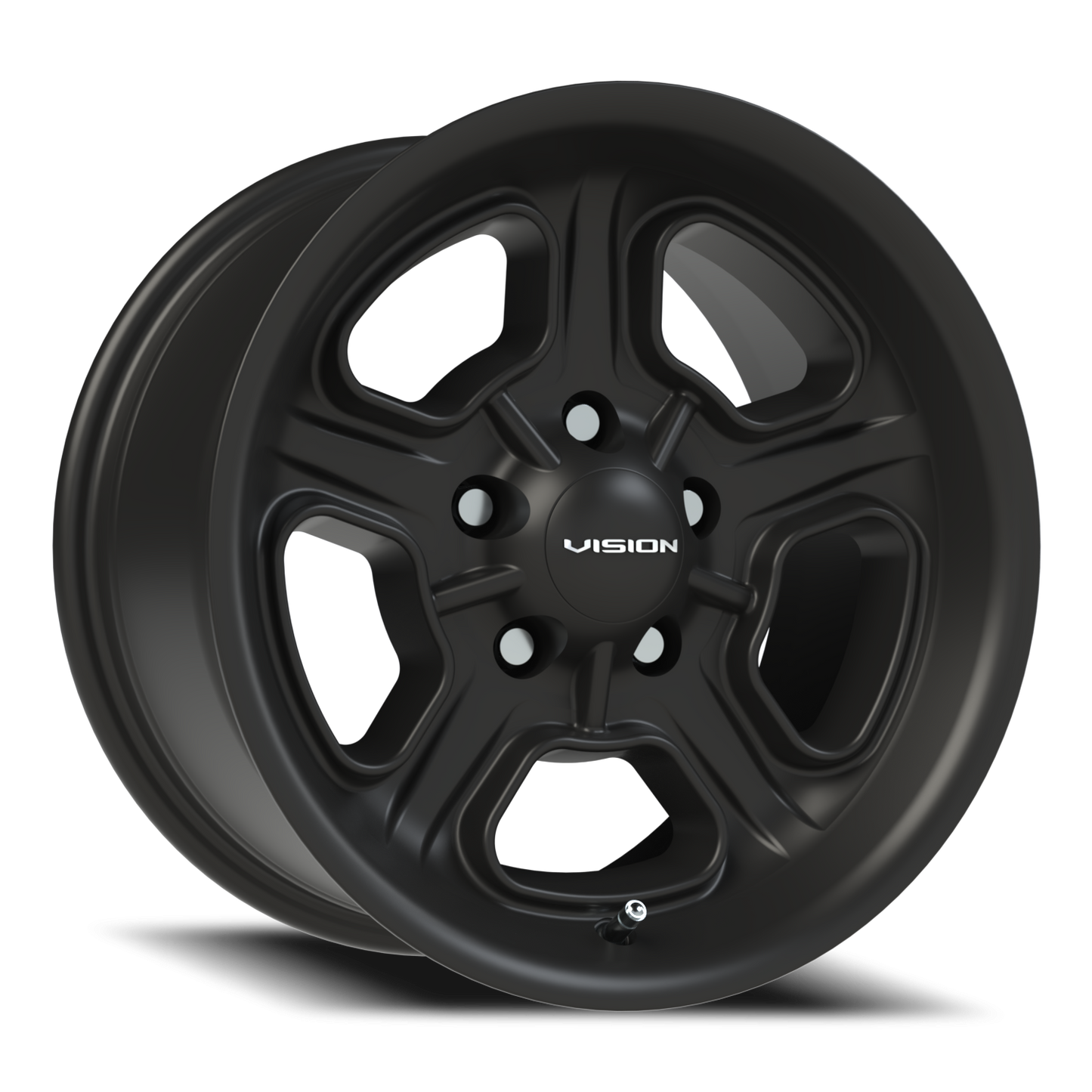 Vision Daytona 15X8 Satin Black Wheel