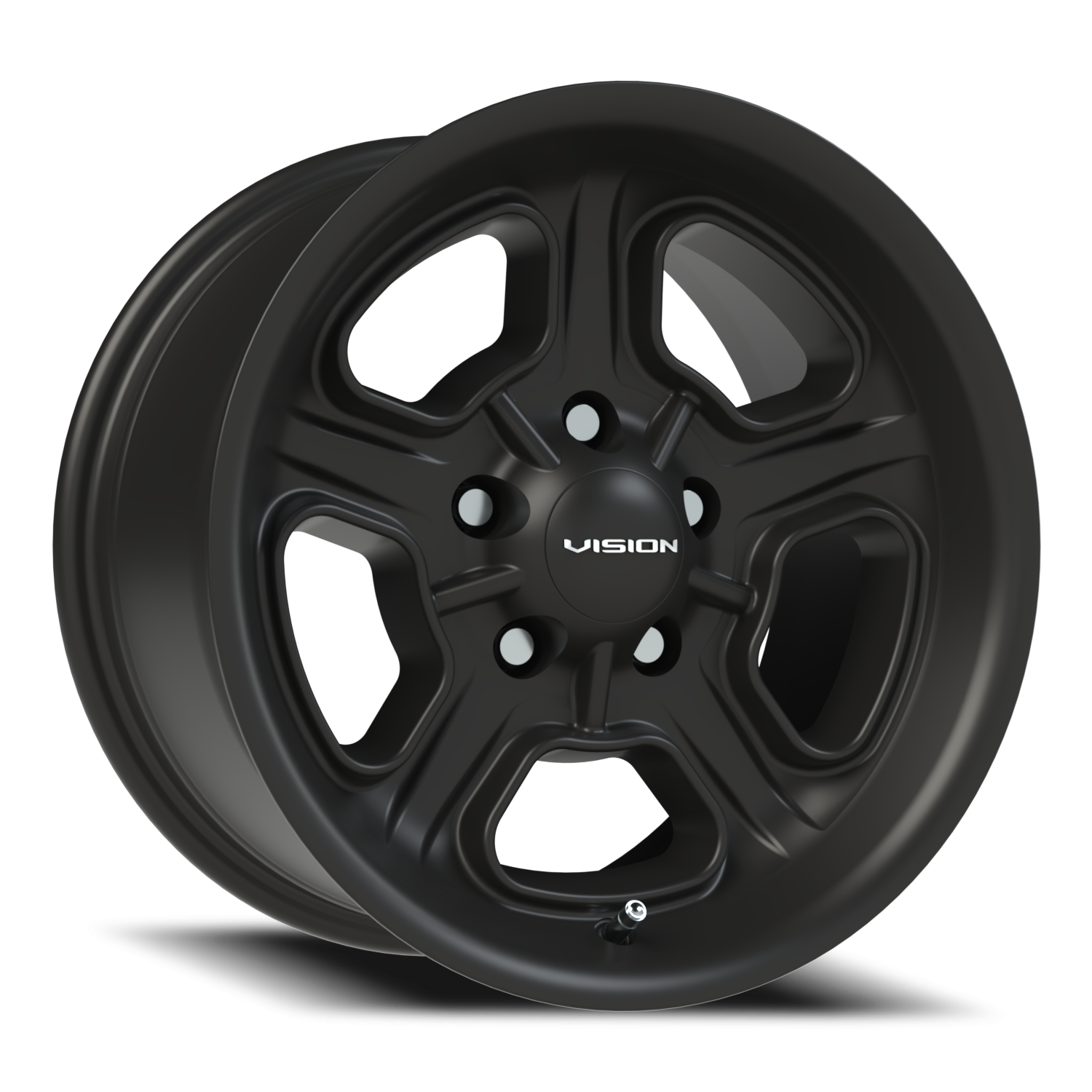 Vision Daytona 15X8 Satin Black Wheel