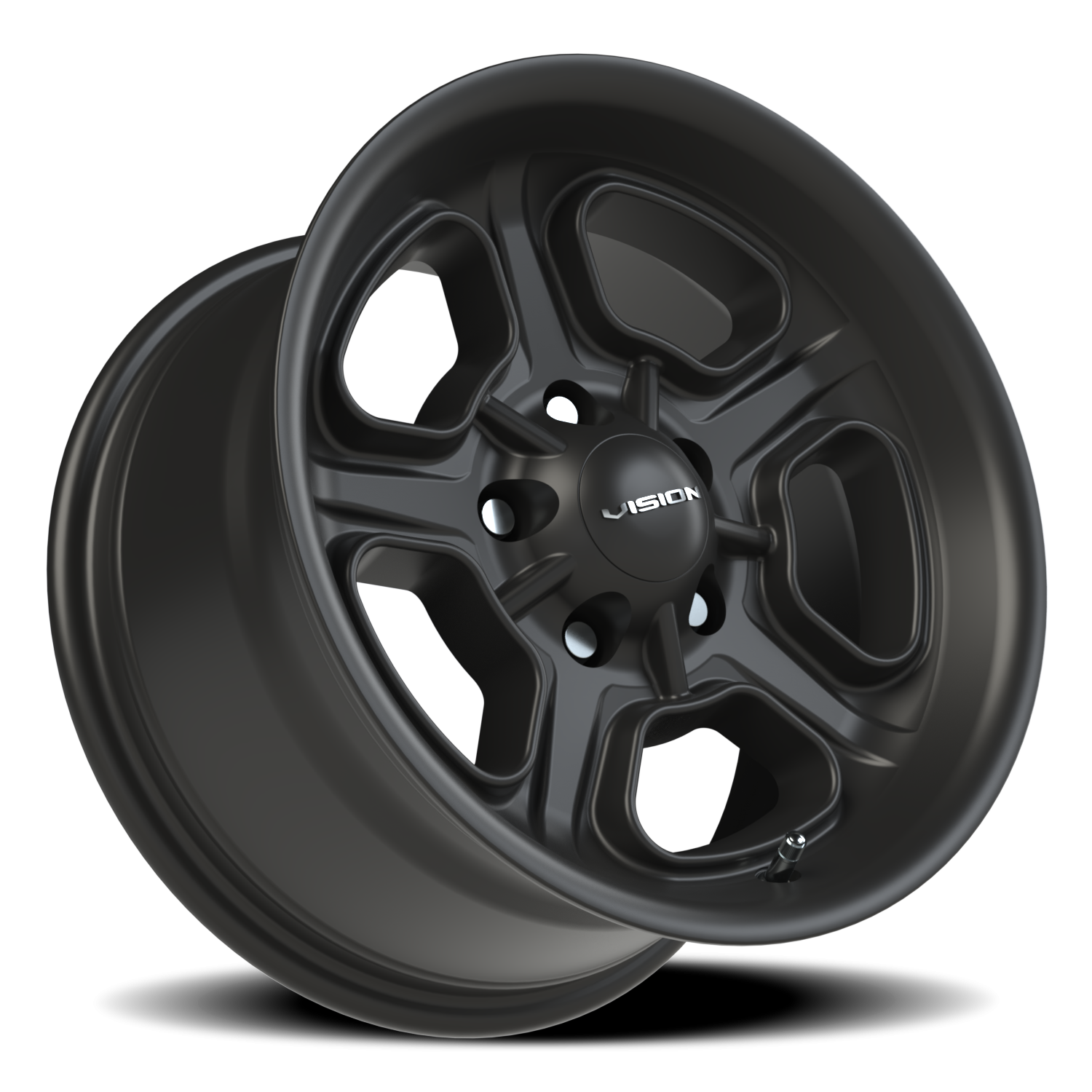 Vision Daytona 15X8 Satin Black Wheel