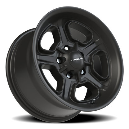Vision Daytona 15X8 Satin Black Wheel