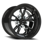 Vision Patriot 15X10 Gloss Black Milled Spoke Wheel