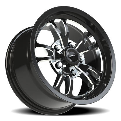 Vision Patriot 15X8 Gloss Black Milled Spoke Wheel