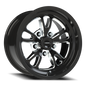 Vision Patriot 15X8 Gloss Black Milled Spoke Wheel