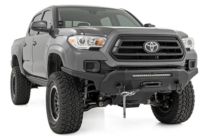 Front Bumper | Hybrid | 20" Blk White DRL LED | Toyota Tacoma 2WD/4WD (16-23)