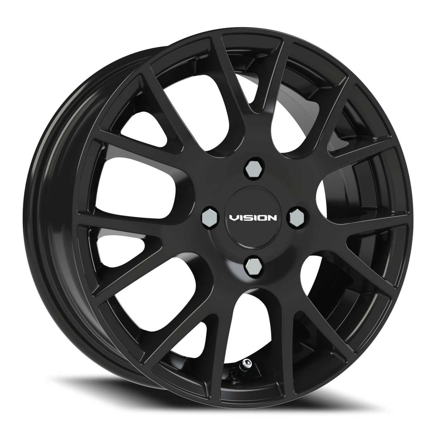 Vision Hellion 14X5.5 Gloss Black Wheel