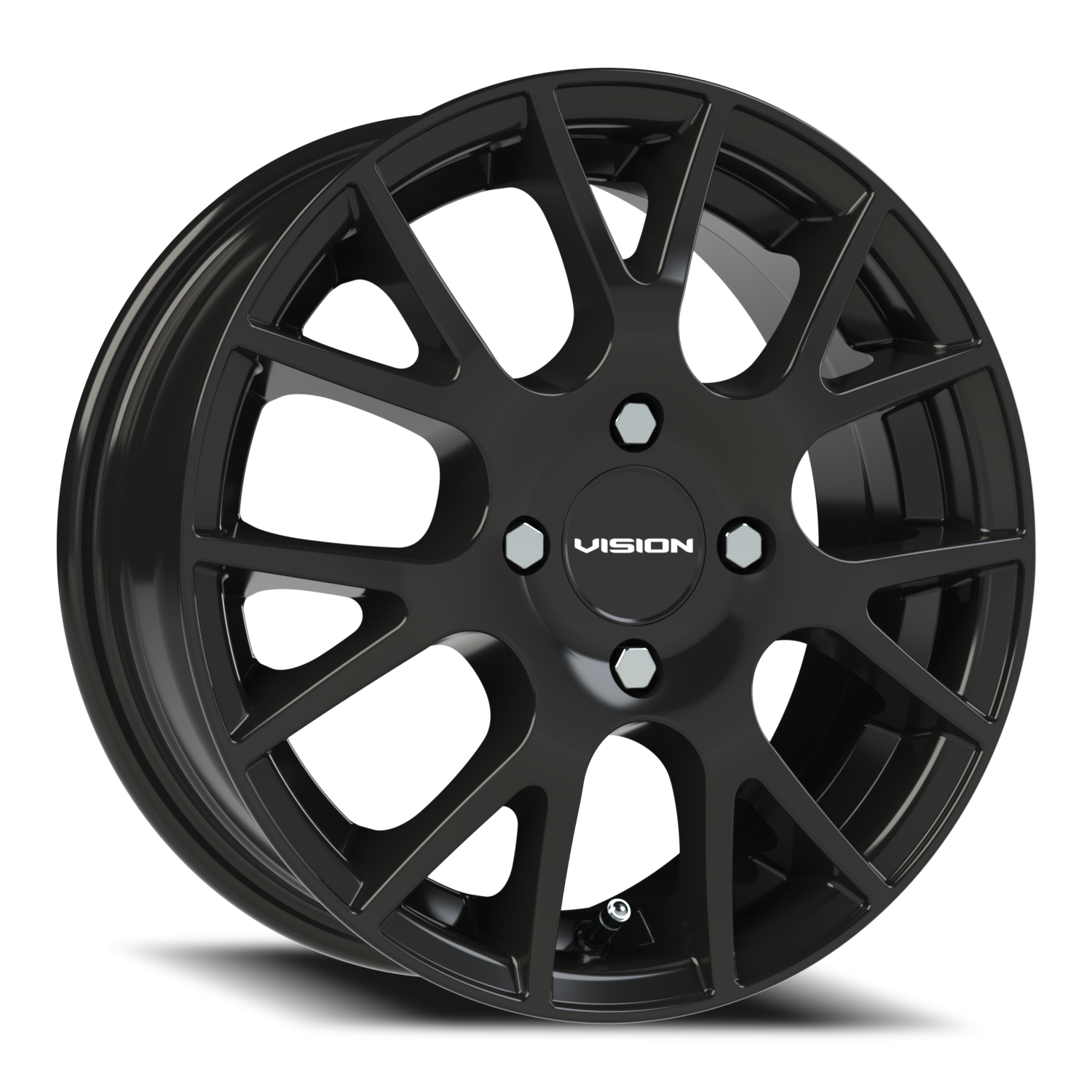 Vision Hellion 14X5.5 Gloss Black Wheel