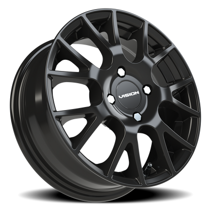 Vision Hellion 14X5.5 Gloss Black Wheel