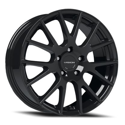 Vision Hellion 15X6.5 Gloss Black Wheel