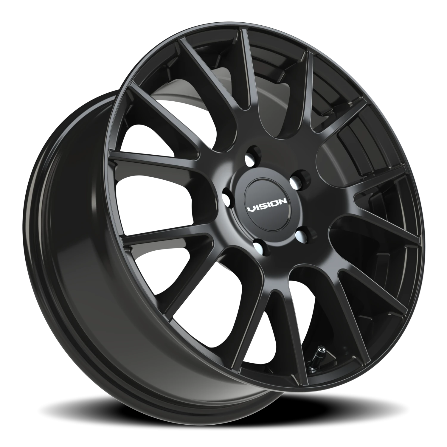 Vision Hellion 15X6.5 Gloss Black Wheel