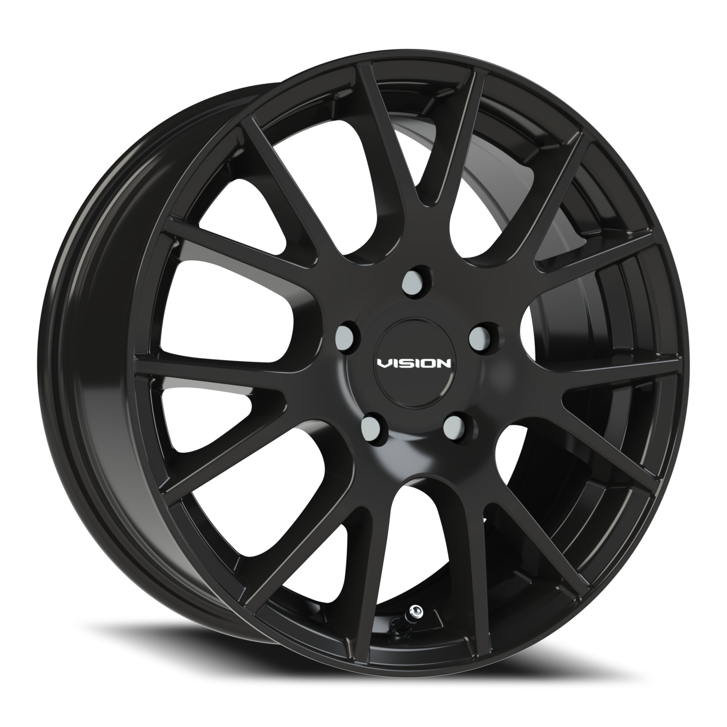 Vision Hellion 16X7 Gloss Black Wheel