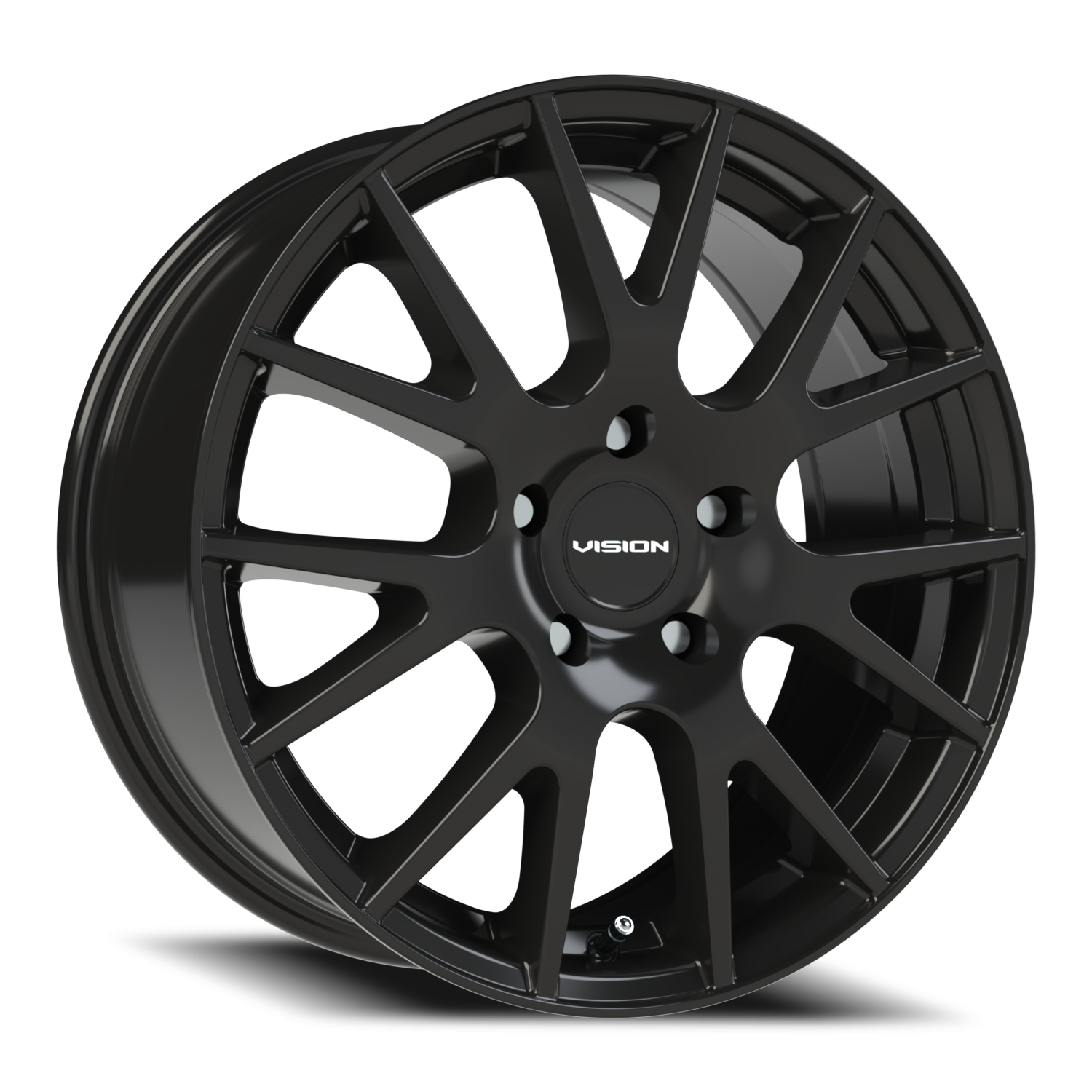 Vision Hellion 17X7.5 Gloss Black Wheel