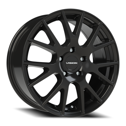 Vision Hellion 17X7.5 Gloss Black Wheel