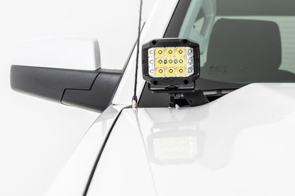 LED Ditch Light Kit | 3in OSRAM Pair | Wide | Chevy/GMC 1500 (14-18 & Classic)