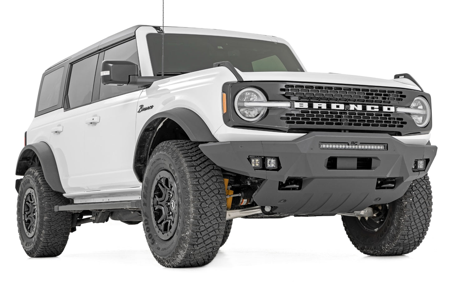 Front Bumper | Modular | Full Wings | DRL | Ford Bronco 4WD (2021-2026)
