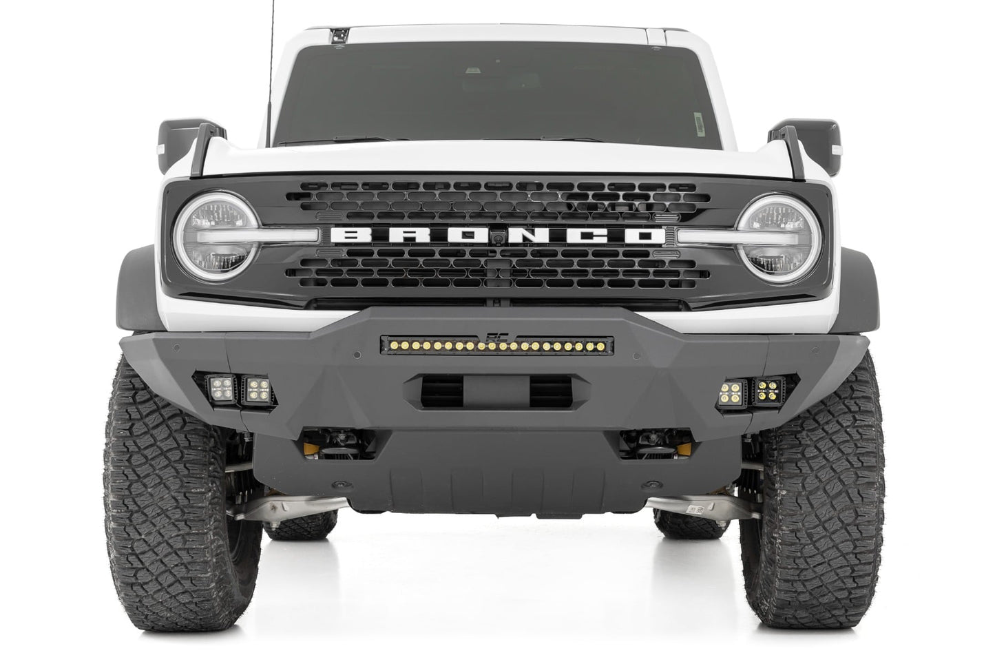 Front Bumper | Modular | Full Wings | DRL | Ford Bronco 4WD (2021-2026)