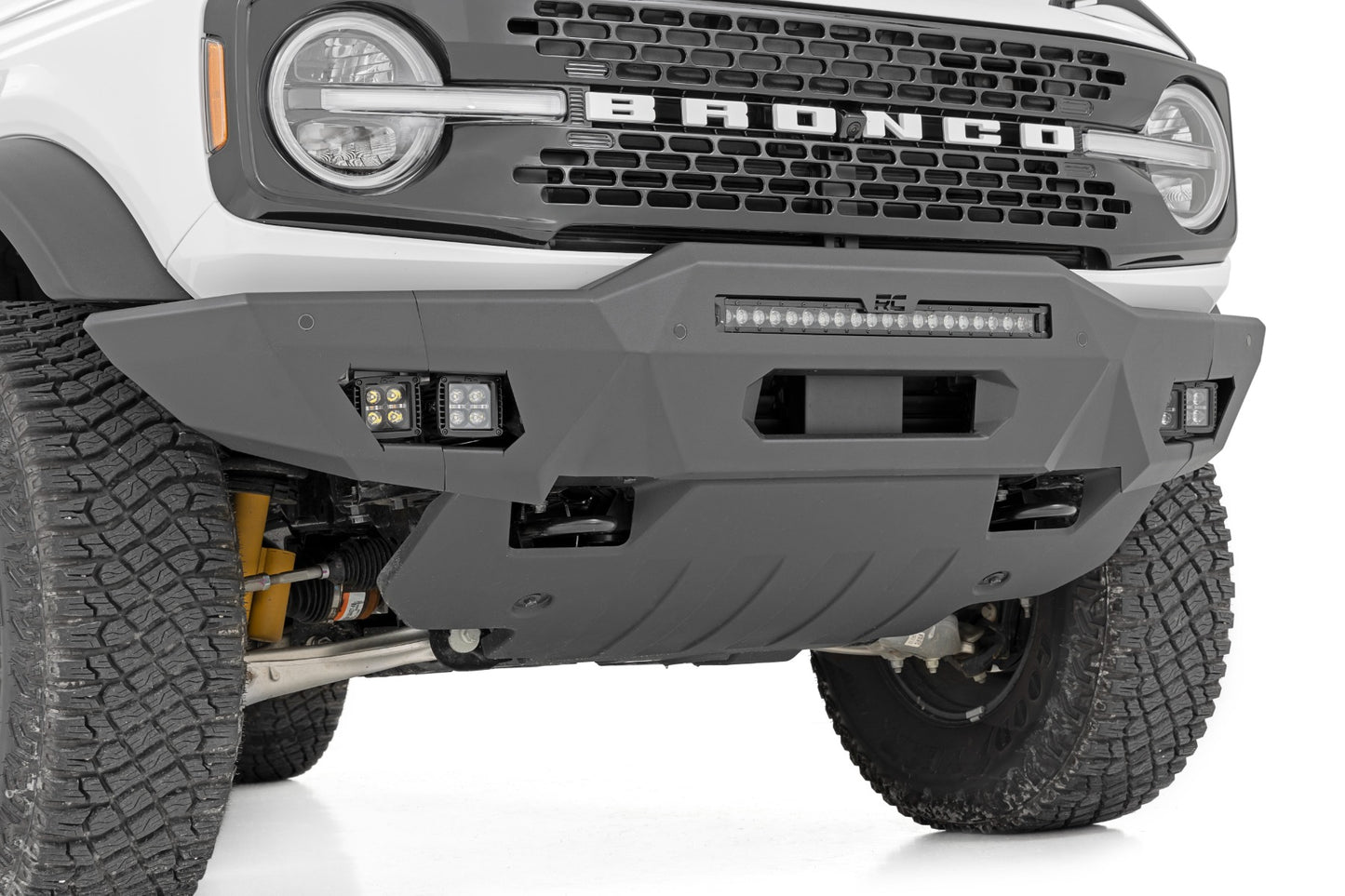 Front Bumper | Modular | Full Wings | DRL | Ford Bronco 4WD (2021-2026)