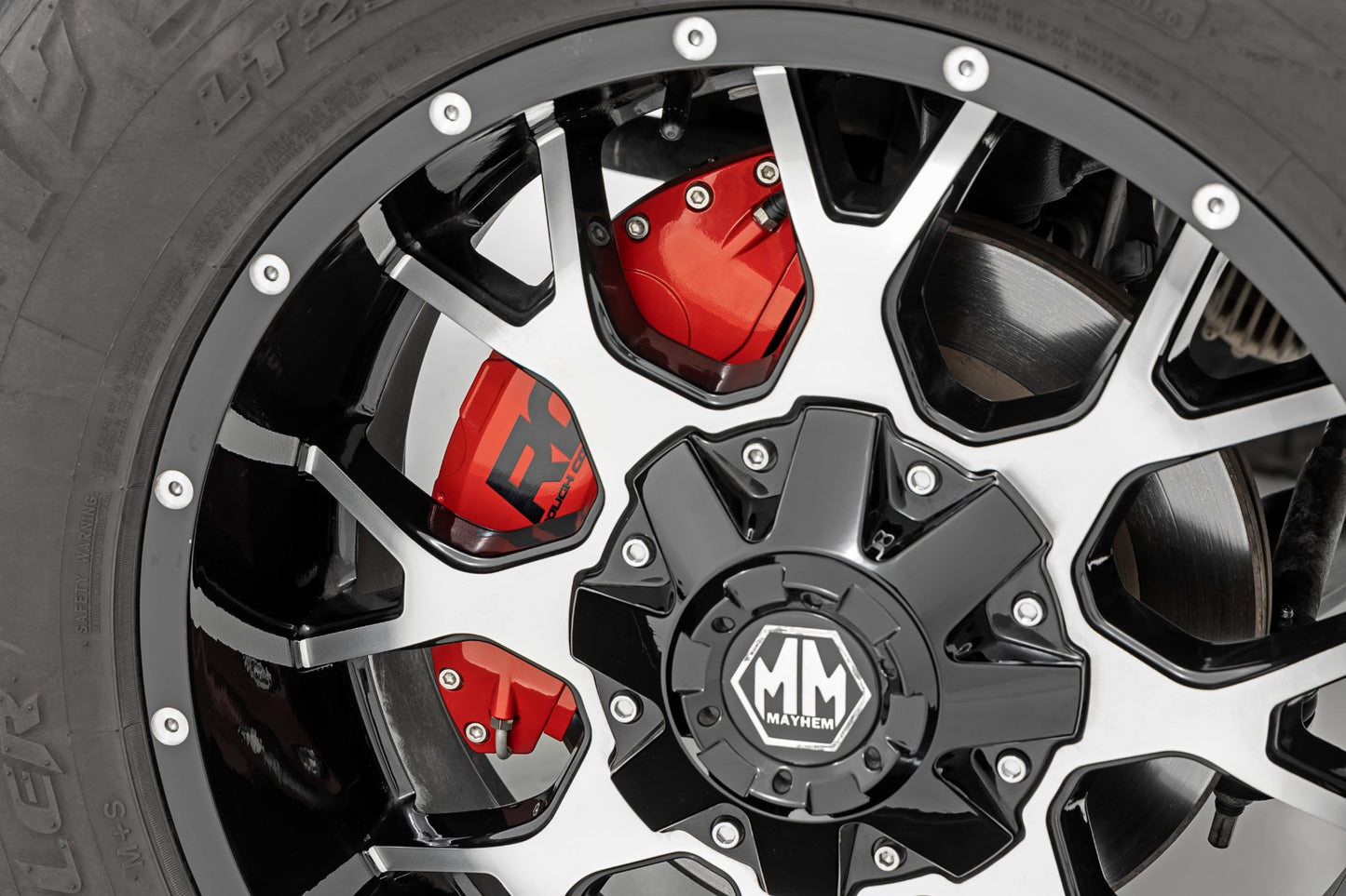 Caliper Covers | Rear | Red | Chevy/GMC Sierra 1500 (19-26)/Silverado 1500 (19-26)