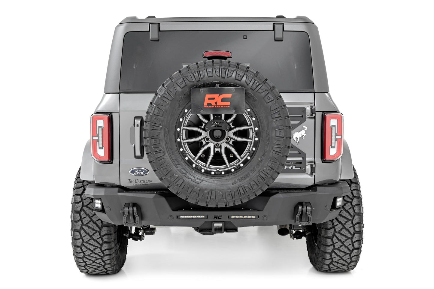 Rear Bumper | Black Series LED | 6" Pair | Slim Line | | Ford Bronco (21-26)