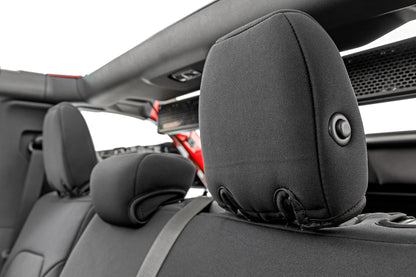 Seat Covers | Bucket Seats |W/Fold Down RR Armrest |FR & RR | 4DR | Ford Bronco (21-26)