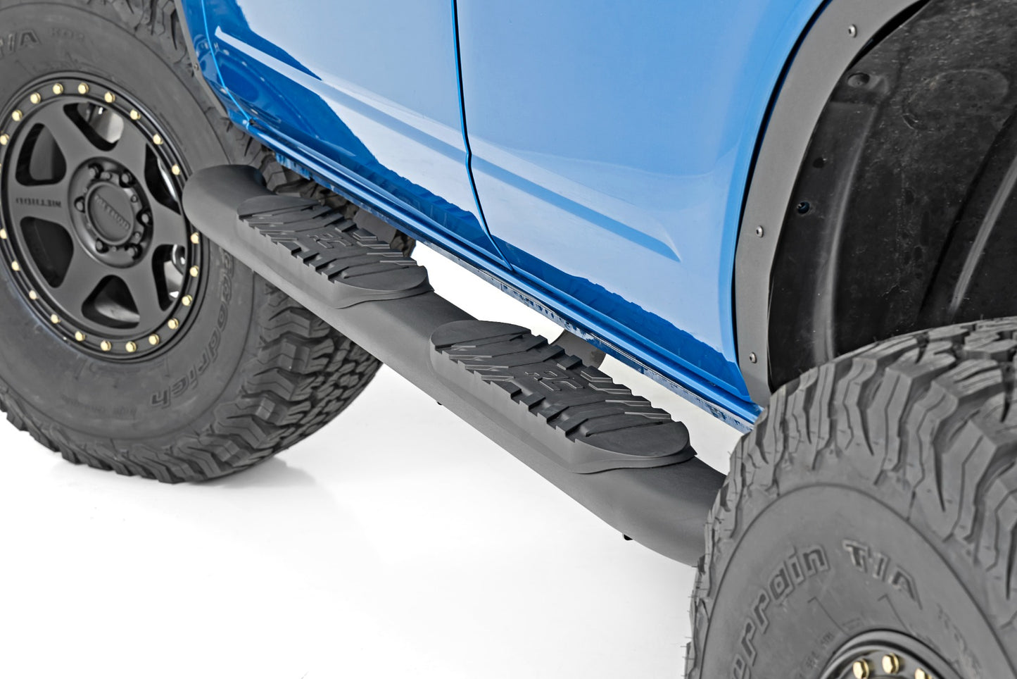 Oval Nerf Step | 4-Door | Black | Ford Bronco 4WD (2021-2026)