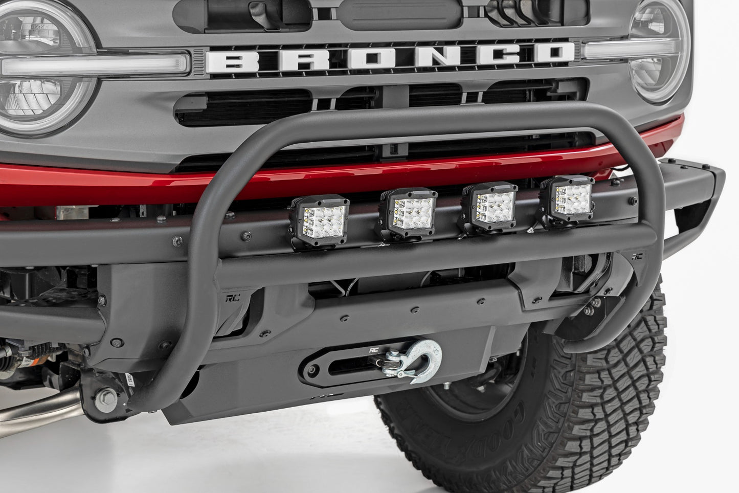 Nudge Bar | 20 Inch Chrome Single Row LED | OE Modular Steel | Ford Bronco (21-26)