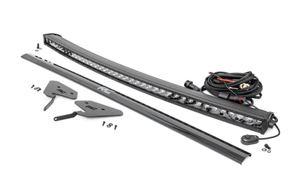 LED Light Kit | 30 Inch Curved | Front Bracket | Black Series | Polaris RZR Turbo S4